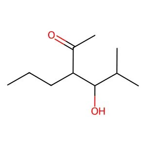 2-Hexanone, 4-hydroxy-5-methyl-3-propyl- structure