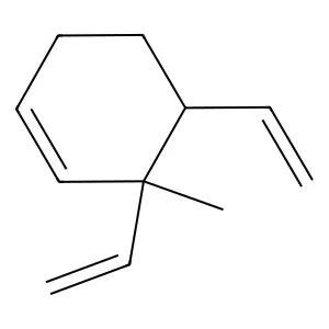 3-Methyl-3,4-divinylcyclohexene structure