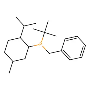 Benzyl(tert-butyl)(2-isopropyl-5-methylcyclohexyl)phosphine structure