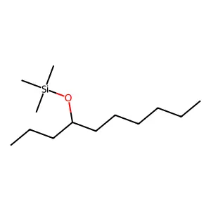 Trimethyl[(1-propylheptyl)oxy]silane structure
