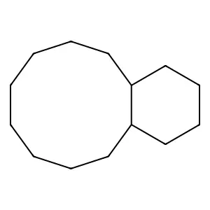 Benzocyclodecene, tetradecahydro- structure