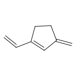 1-Ethenyl-3-methylenecyclopentene structure
