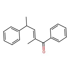 2-Methyl-1,4-diphenyl-2-penten-1-one structure