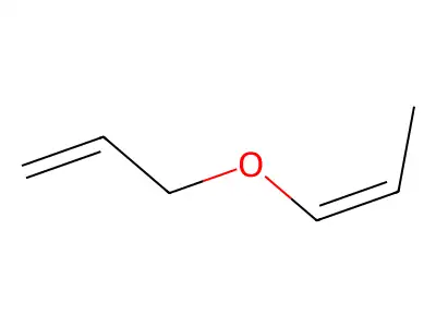 1-Propene, 1-(2-propenyloxy)-, (Z)- structure