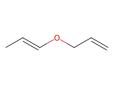 1-Propene, 1-(2-propenyloxy)-, (E)- structure