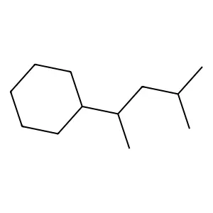 (1,3-Dimethylbutyl)cyclohexane structure