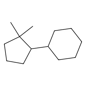 2,2-Dimethylcyclopentylcyclohexane structure