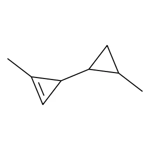 Cyclopropene, 1-methyl-3-(2-methylcyclopropyl)- structure