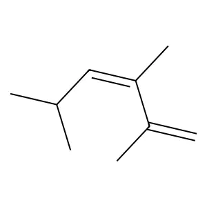 1,3-Hexadiene, 2,3,5-trimethyl- structure