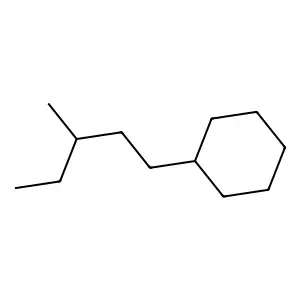 (3-Methylpentyl)cyclohexane structure
