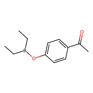 1-(4-Diethylboranyloxyphenyl)ethanone structure