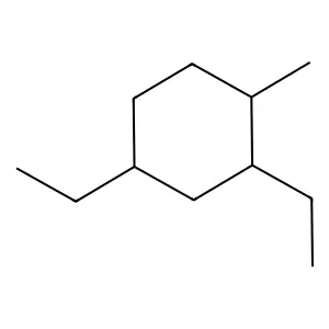 2,4-Diethyl-1-methylcyclohexane structure