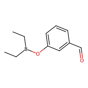 二乙基硼酸3-甲酰基苯酯 structure