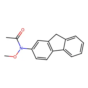 Acetamide, N-9H-fluoren-2-yl-N-methoxy- structure
