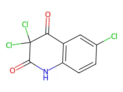 3,3,6-Trichloroquinoline-2,4(1H,3H)-dione structure