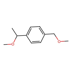 Benzene, 1-(1-methoxyethyl)-4-(methoxymethyl)- structure