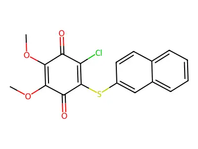 2-(Butylamino)-3-ethoxynaphthalene-1,4-dione structure