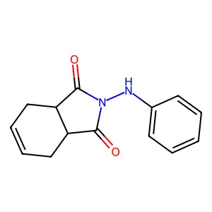 3a,4,7,7a-Tetrahydro-2-(phenylamino)-1H-isoindole-1,3(2H)-dione structure