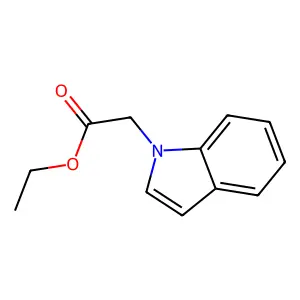 Indol-1-yl-acetic acid ethyl ester structure