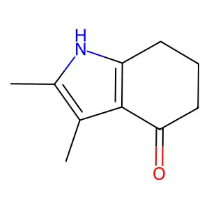 Indol-4(5H)-one, 6,7-dihydro-2,3-dimethyl- structure