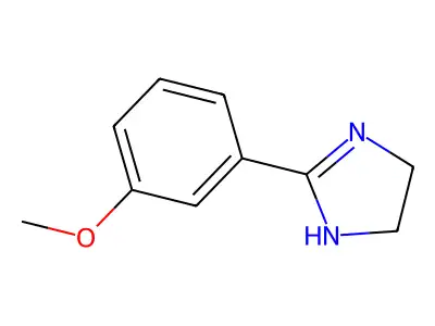 2-(3-methoxyphenyl)-4,5-dihydro-1H-imidazole structure