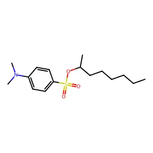 N,N-Dimethyl-4-octan-2-yloxysulfonyl-aniline structure