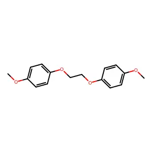 1-Methoxy-4-[2-(4-methoxyphenoxy)ethoxy]benzene structure