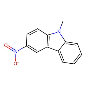 9H-Carbazole, 9-methyl-3-nitro- structure
