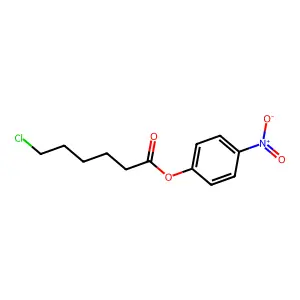 6-Chlorohexanoic acid, 4-nitrophenyl ester structure