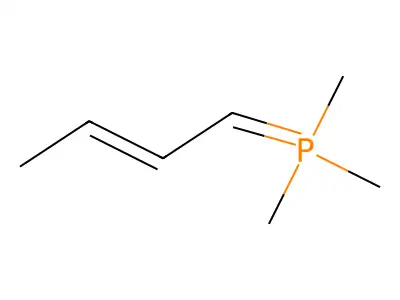 Phosphorane, 2-butenylidenetrimethyl-, (E)- structure