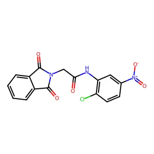 N-(2-chloro-5-nitrophenyl)-2-(1,3-dioxo-1,3-dihydro-2H-isoindol-2-yl)acetamide structure