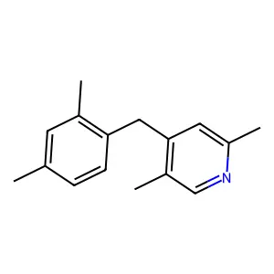 4-[(2,4-Dimethylphenyl)methyl]-2,5-dimethylpyridine structure