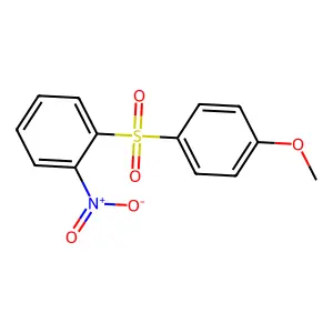 Benzene, 1-[(4-methoxyphenyl)sulfonyl]-2-nitro- structure