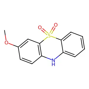 3-methoxy-10H-phenothiazine 5,5-dioxide structure