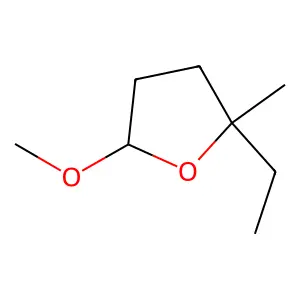 Furan, 2-ethyltetrahydro-5-methoxy-2-methyl- structure