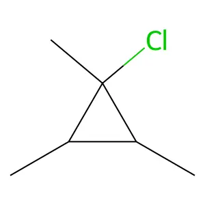 1-Chloro-1,2,3-trimethylcyclopropane structure