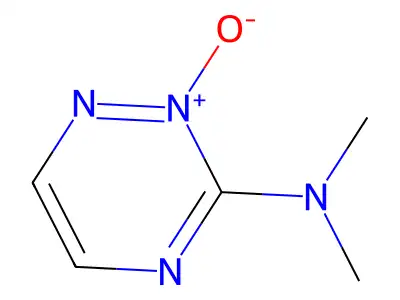N,N-二甲基-2-氧代-1,2λ⁵,4-三嗪-3-胺 structure