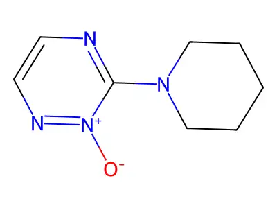 2-Oxo-3-(piperidin-1-yl)-1,2lambda~5~,4-triazine structure