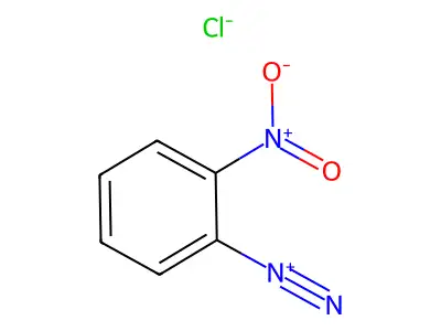 2-硝基苯重氮鎓氯化物(1:1) structure