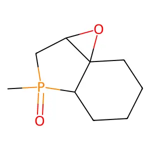 3-Methyloctahydro-3lambda~5~-phosphindolo[3,3a-b]oxiren-3-one structure
