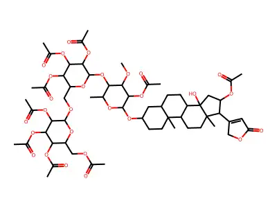 Neogitostin, acetate structure
