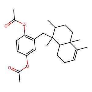 Diacetylavarol structure