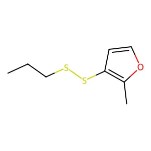 丙基2-甲基-3-呋喃基二硫化物 structure
