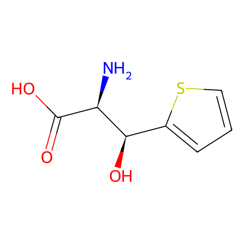 (3S)-3-Thiophen-2-yl-L-serine structure