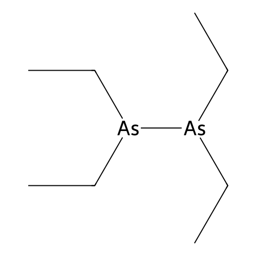 Tetraethyldiarsane structure