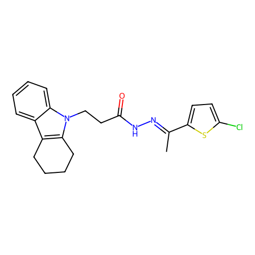 C21H22ClN3OS structure