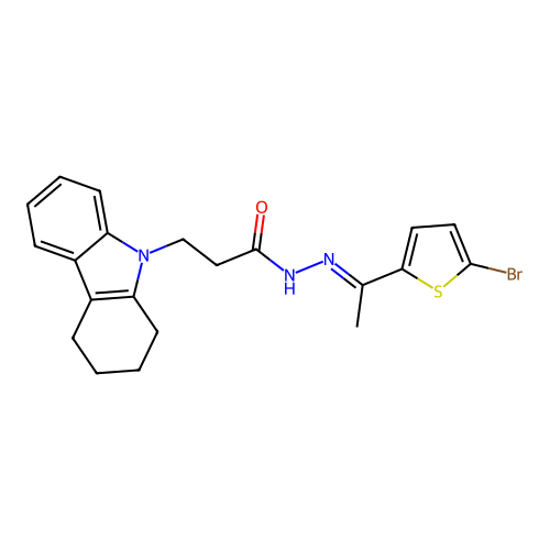 C21H22BrN3OS structure