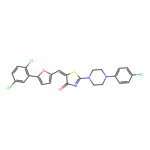 C24H18Cl3N3O2S structure