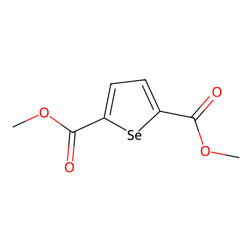 Dimethyl selenophene-2,5-dicarboxylate structure
