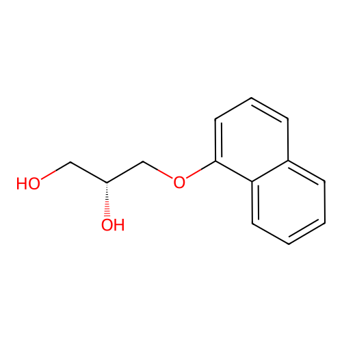 Propranolol glycol, (-)- structure